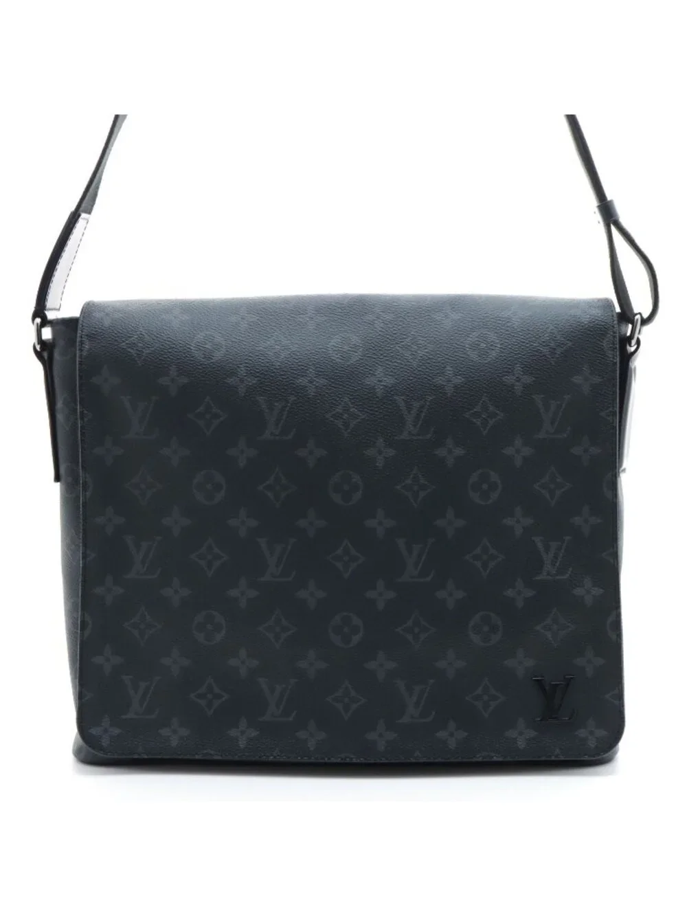Louis Vuitton District Shoulder Bag Monogram Eclipse Black